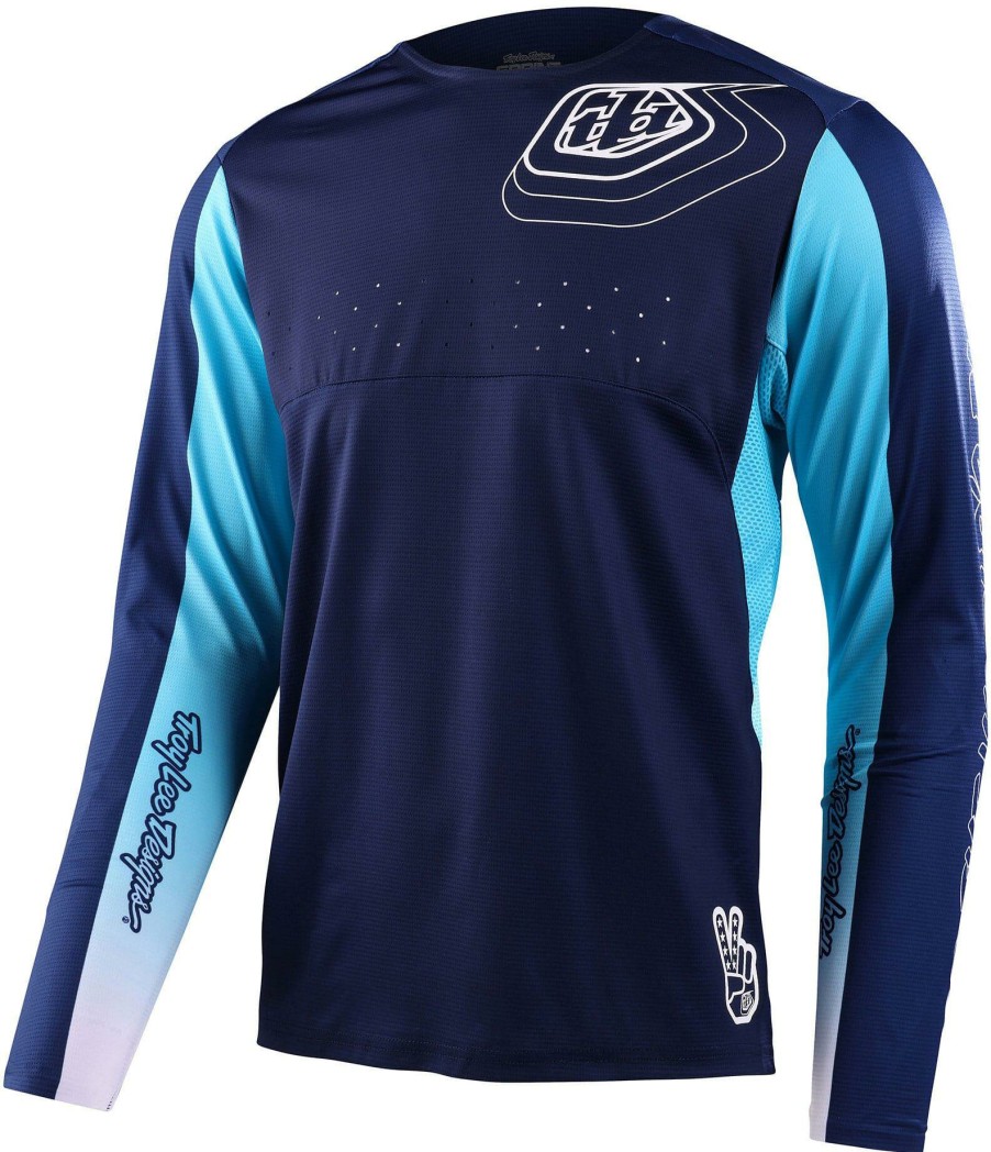 Clothing Troy Lee Designs Long Sleeve Jerseys | Troy Lee Designs Sprint Jersey Richter Navy