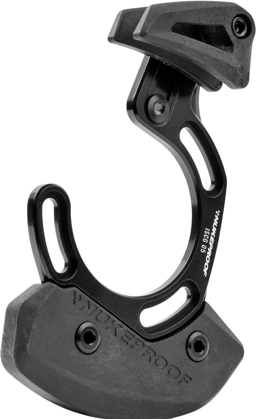 Bike Parts Nukeproof Chain Guides | Nukeproof Chain Guide Iscg 05 Top Guide With Bash Black/Black