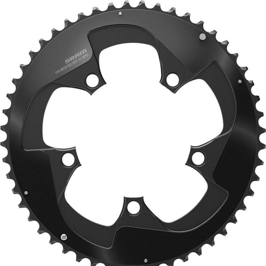 Bike Parts SRAM Chainrings | Sram Red X-Glide Road Chainring Black