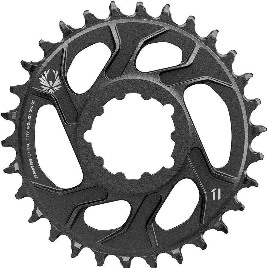 Bike Parts SRAM Chainrings | Sram X-Sync Direct Mount Eagle Chainring Black