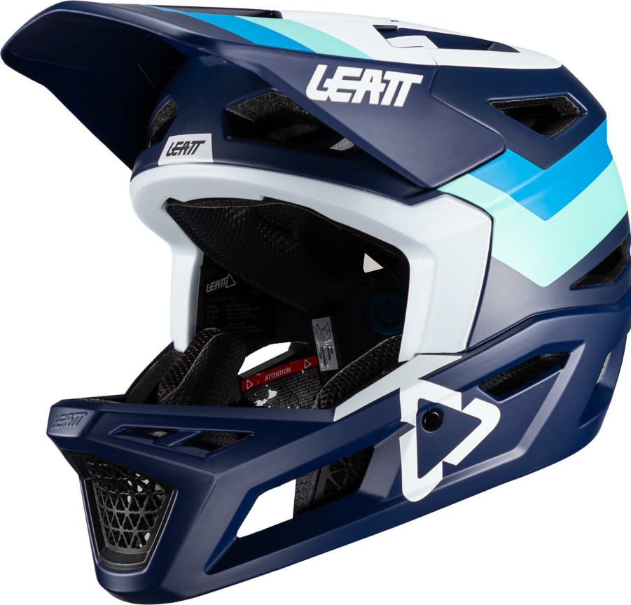 Helmets & Protection Leatt Mountain Bike Helmets | Leatt Mtb Gravity 4.0 Full Face Helmet Stealth