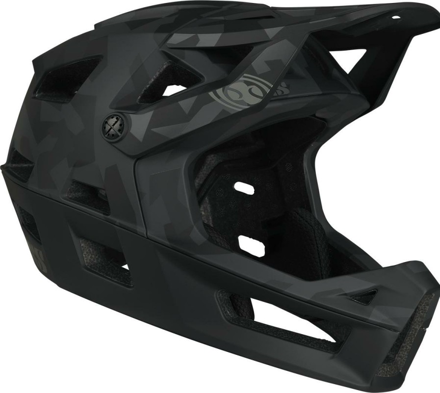 Helmets & Protection IXS Mountain Bike Helmets | Ixs Trigger Full Face Mips Camo Helmet Black Camo