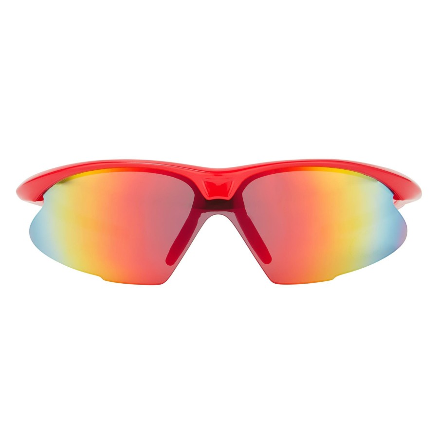 Helmets & Protection DHB Sunglasses | Dhb Pro Triple Lens Sunglasses All Red