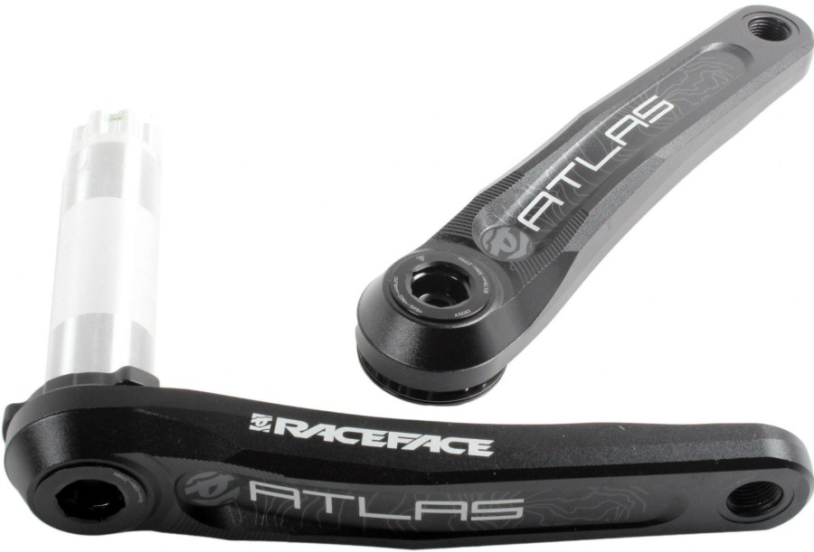 Bike Parts Race Face Chainsets & Cranksets | Race Face Atlas Cinch Mountain Bike Crankset Black