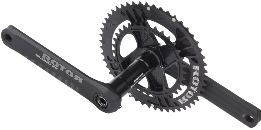 Bike Parts Rotor Chainrings | Rotor Q Rings Dm Oval Chainrings Black