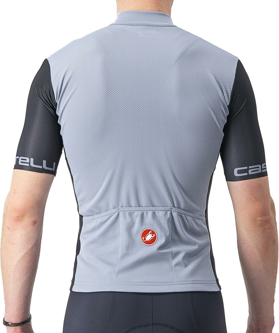 Clothing Castelli Short Sleeve Jerseys | Castelli Entrata Sp Jersey (Limited Edition) Vortex Grey/Black