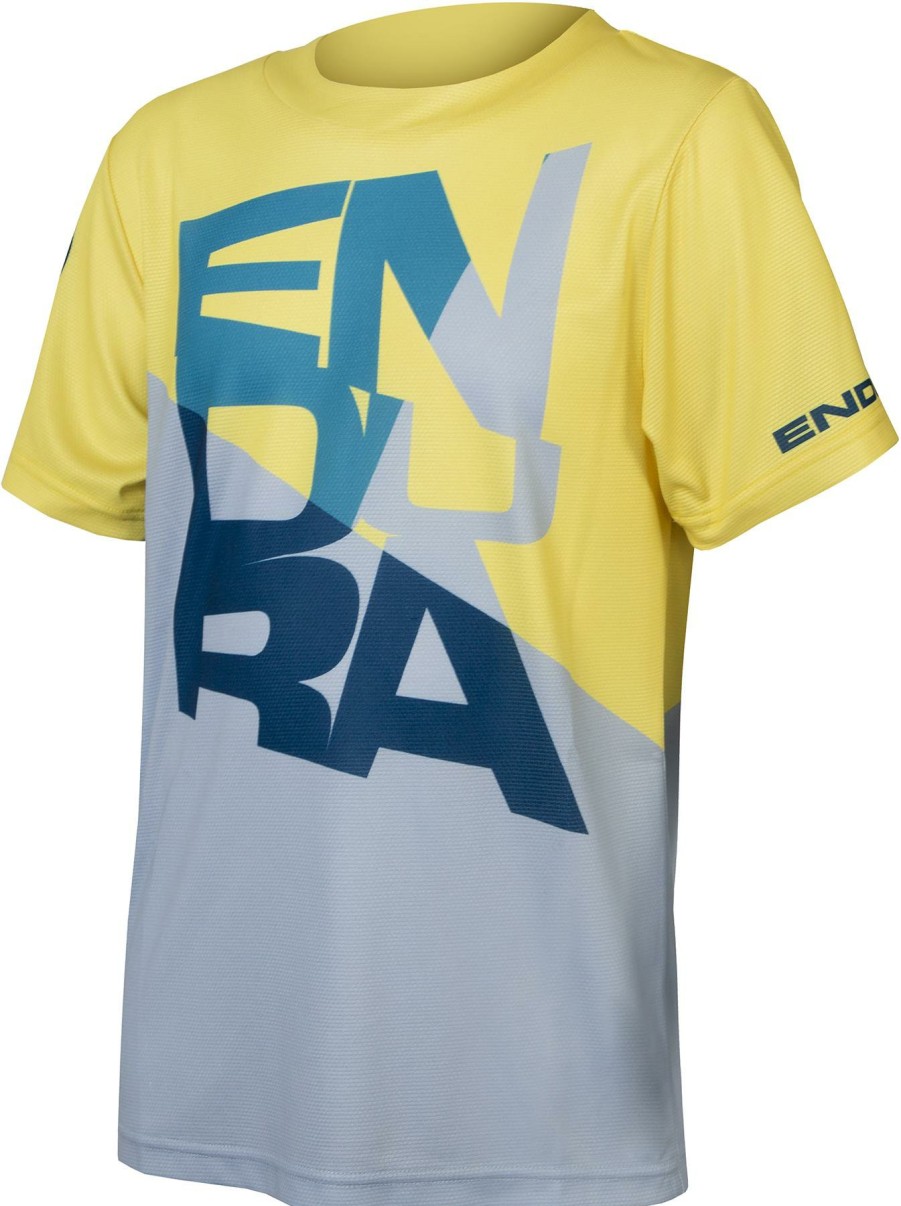 Clothing Endura Short Sleeve Jerseys | Endura Kids Singletrack Core Tee Blueberry