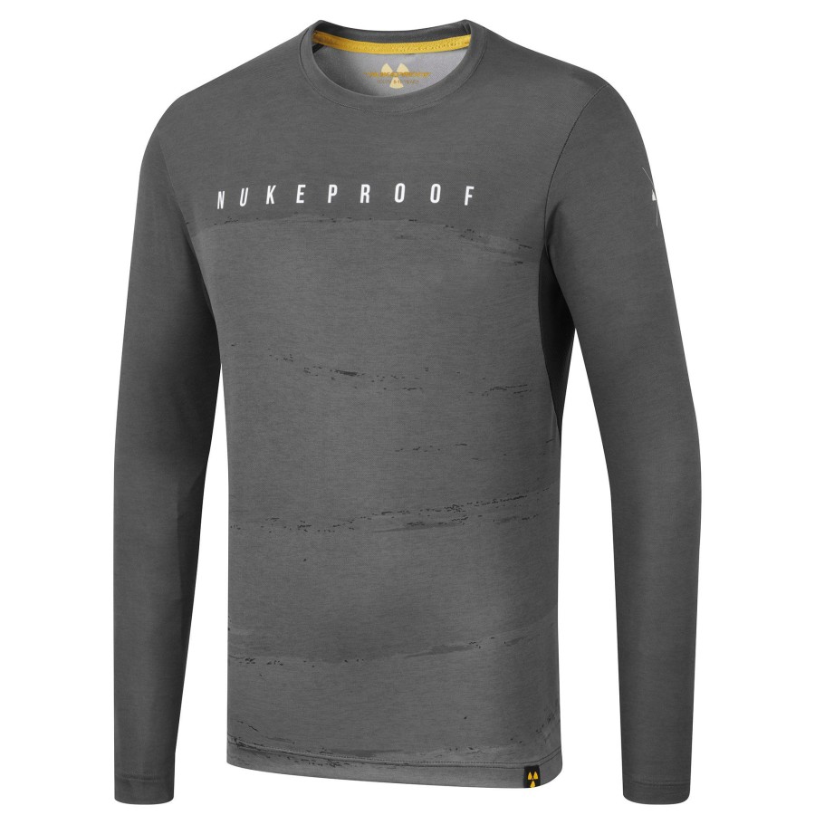 Clothing Nukeproof Long Sleeve Jerseys | Nukeproof Line Youth Long Sleeve Jersey Black