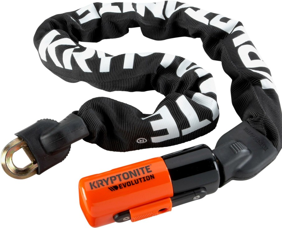 Accessories Kryptonite Locks | Kryptonite Evolution Series 4 1090 Chain Lock Black/Orange