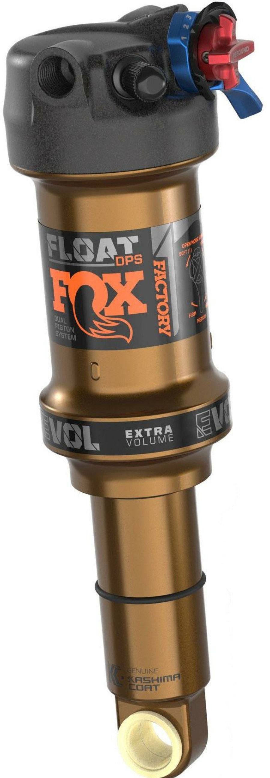 Bike Parts Fox Suspension Rear Shocks | Fox Suspension Float Dps Factory 3Pos-Adj Lv Shock Black