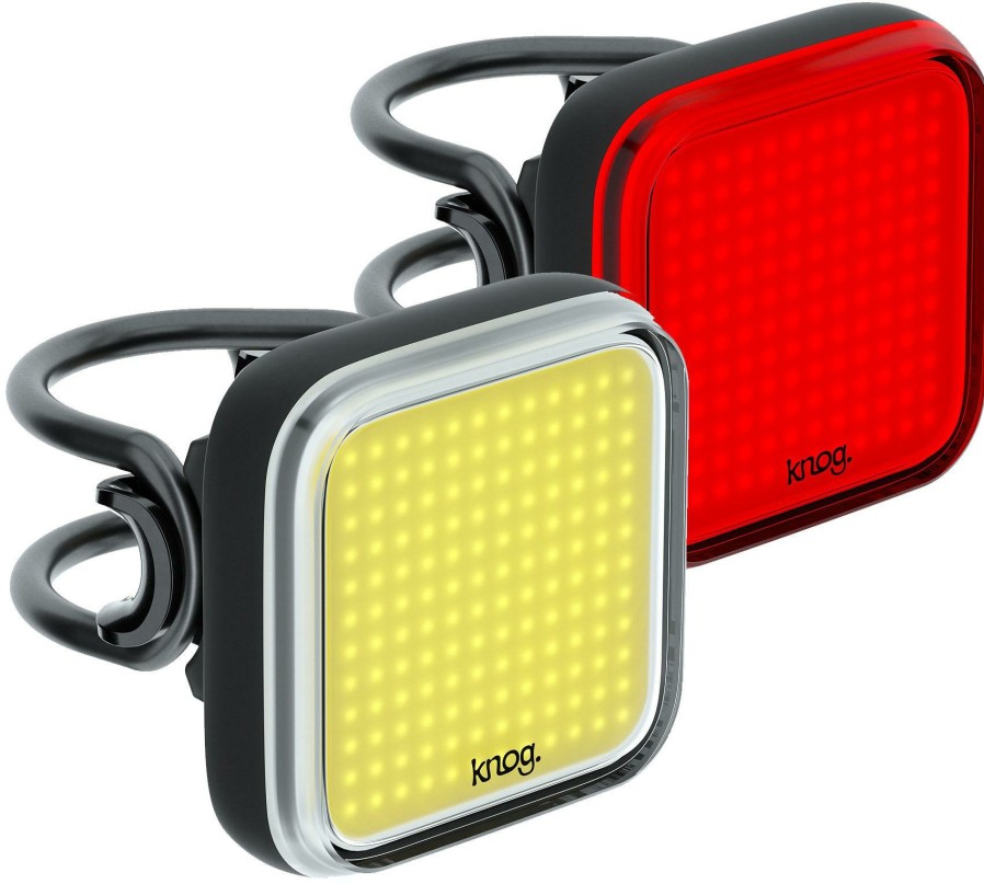 Accessories Knog Bike Lights | Knog Blinder X Front And Rear Bike Light Set Black