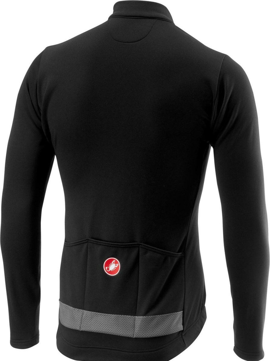 Clothing Castelli Long Sleeve Jerseys | Castelli Puro 3 Long Sleeve Jersey Light Black