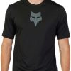 Clothing Fox Racing Short Sleeve Jerseys | Fox Racing Ranger Short Sleeve Cycling Jersey (Lab Head) Black