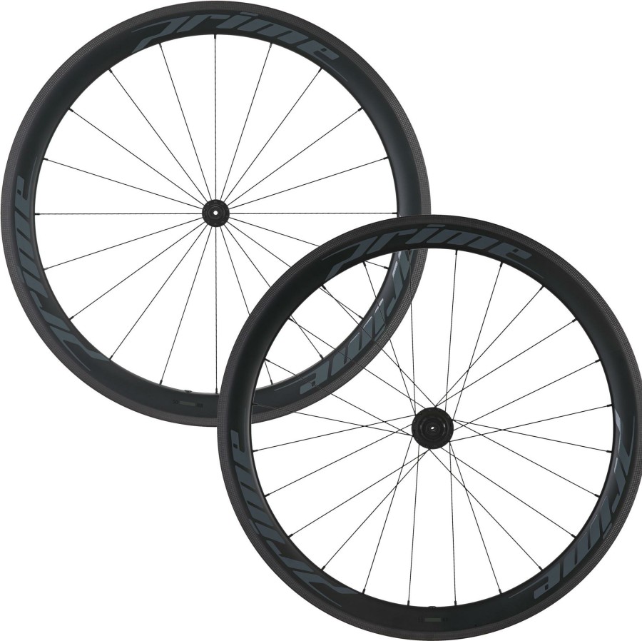 Wheels & Tyres Prime | Prime Doyenne 50 Carbon Rim Brake Wheelset Black