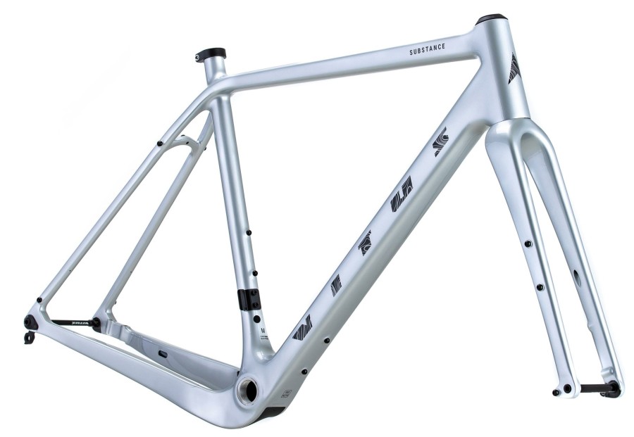 Bike Parts Vitus Frames | Vitus Substance Carbon Frameset Silver