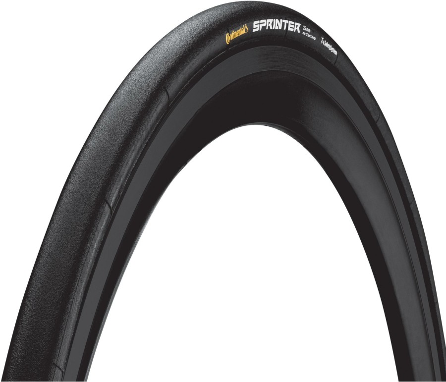 Wheels & Tyres Continental | Continental Sprinter Tubular Road Bike Tyre Black