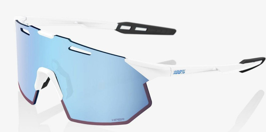 Helmets & Protection 1 Sunglasses | 100% Eyewear Hypercraft Sq Hiper Blue Multilayer Lens Sun White