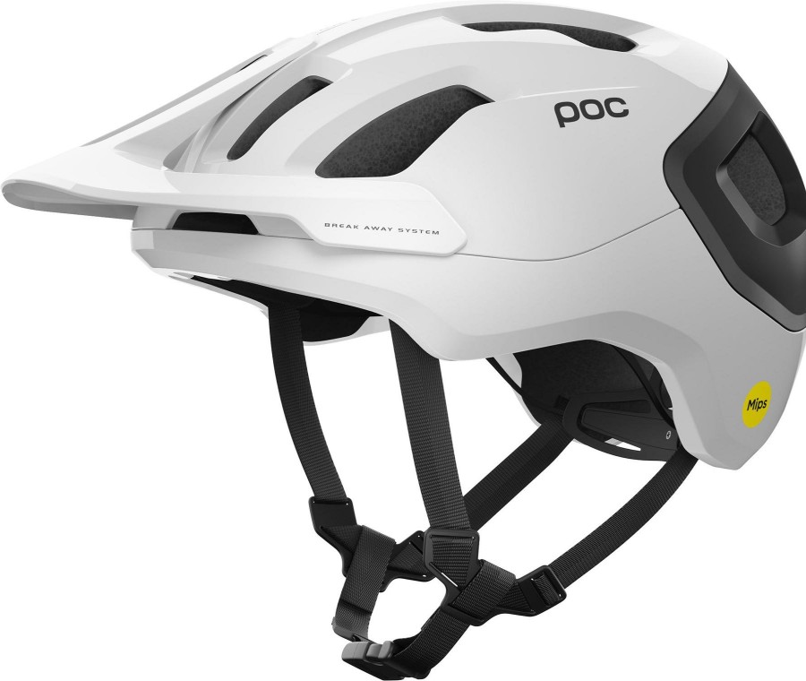 Helmets & Protection POC Mountain Bike Helmets | Poc Axion Mips Helmet Hydrogen White/Uranium Black Matt