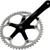 Bike Parts Miche Chainsets & Cranksets | Miche Xpress Track Chainset Silver