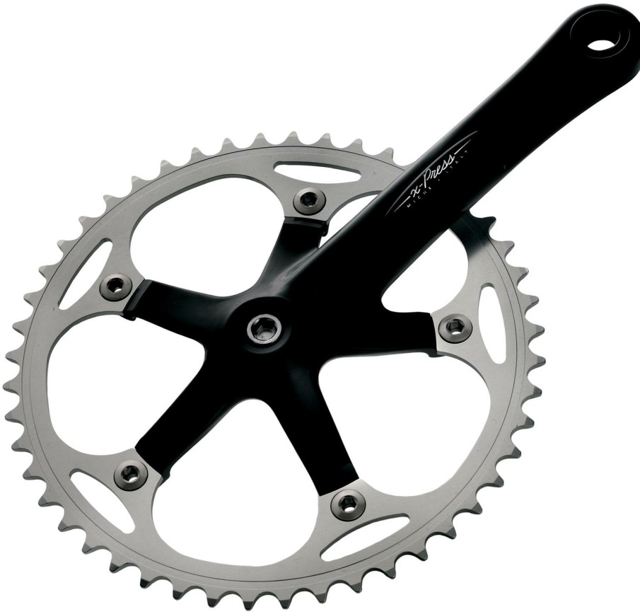 Bike Parts Miche Chainsets & Cranksets | Miche Xpress Track Chainset Silver