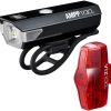 Accessories Cateye Bike Lights | Cateye Ampp 100 And Viz 100 Light Set Black/Red