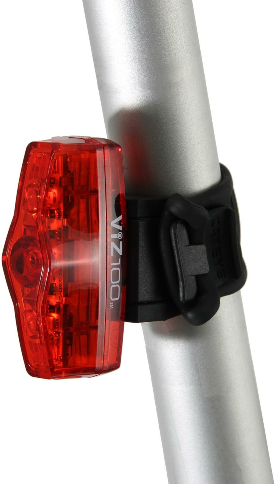 Accessories Cateye Bike Lights | Cateye Ampp 100 And Viz 100 Light Set Black/Red