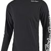 Clothing Troy Lee Designs Long Sleeve Jerseys | Troy Lee Designs Sprint Cycling Jersey Charcoal/Glo Red