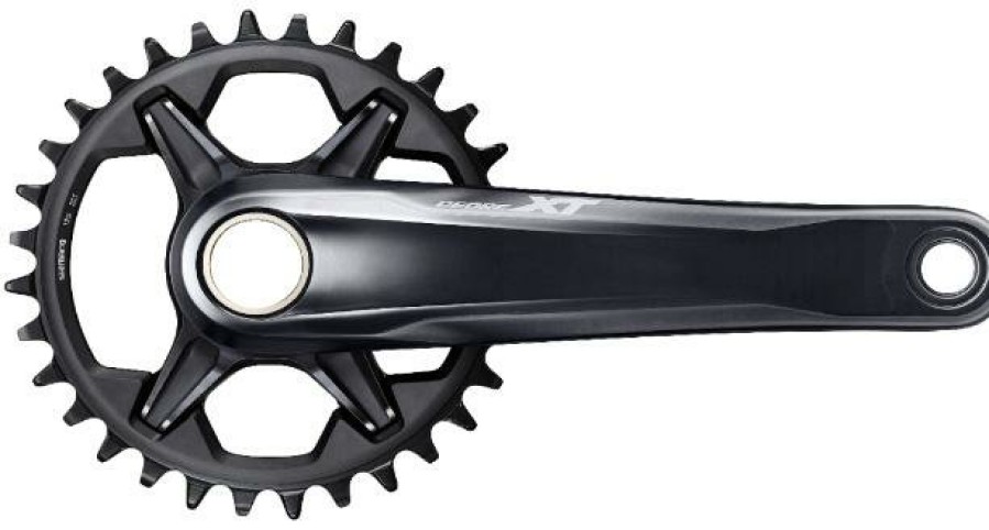 Bike Parts Shimano Chainsets & Cranksets | Shimano Deore Xt M8120 12 Speed Chainset Black