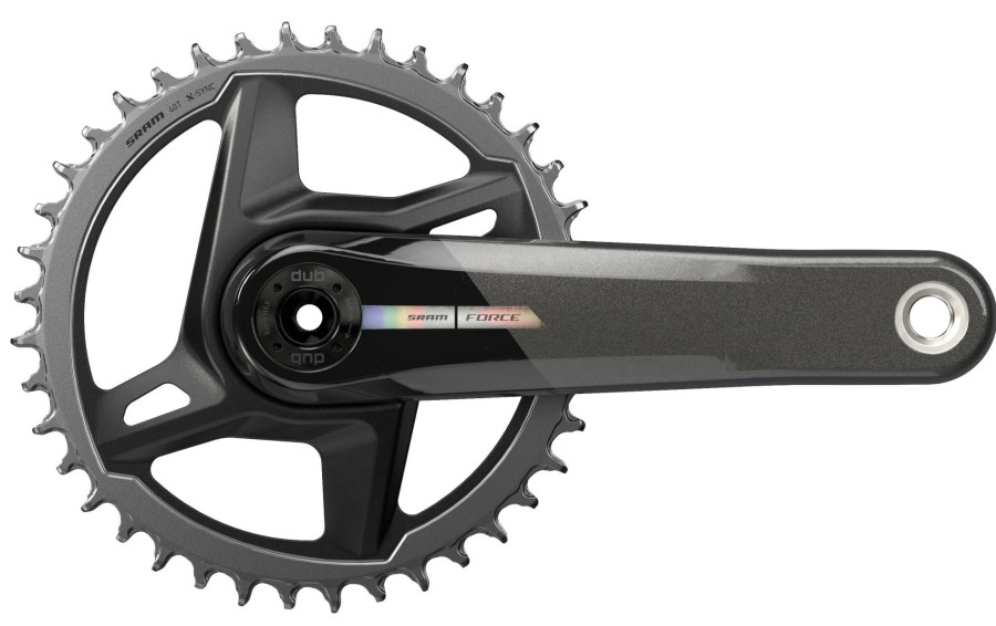 Bike Parts SRAM Chainsets & Cranksets | Sram Force D2 Dub 1X12 Speed Chainset Iridescent