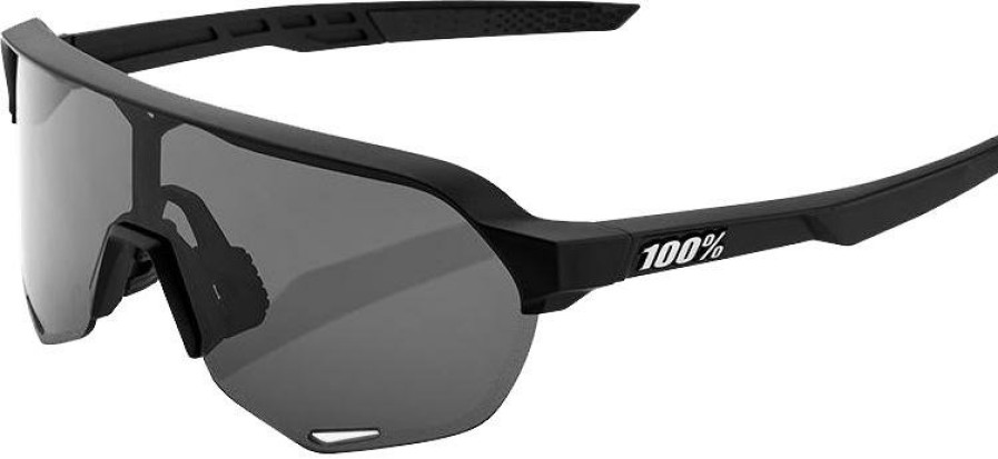 Helmets & Protection 1 Sunglasses | 100% Eyewear S2 Soft Tact Black Lens Sunglasses Smoke