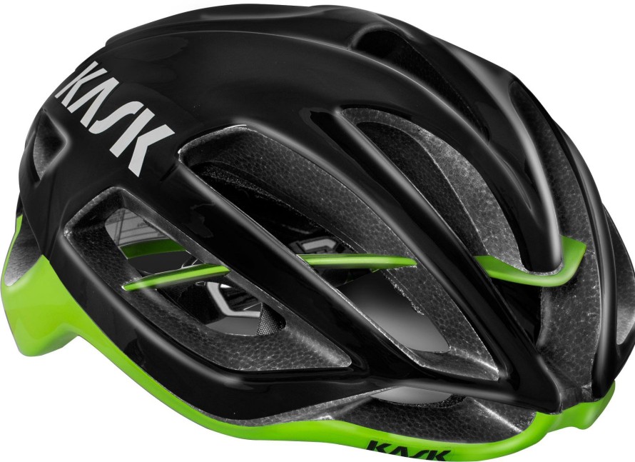 Helmets & Protection Kask Road Bike Helmets | Kask Protone Road Helmet Black/Lime