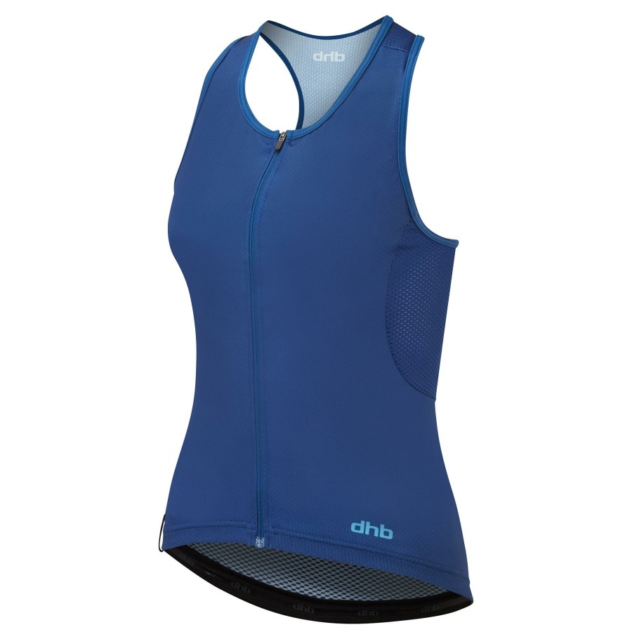 Clothing DHB Sleeveless Jerseys | Dhb Aeron Women'S Sleeveless Jersey Navy