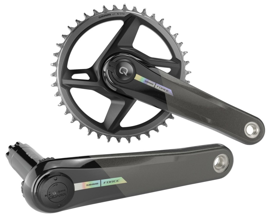 Accessories SRAM Power Meters | Sram Force D2 Axs Dub 1X Powermeter Chainset Black