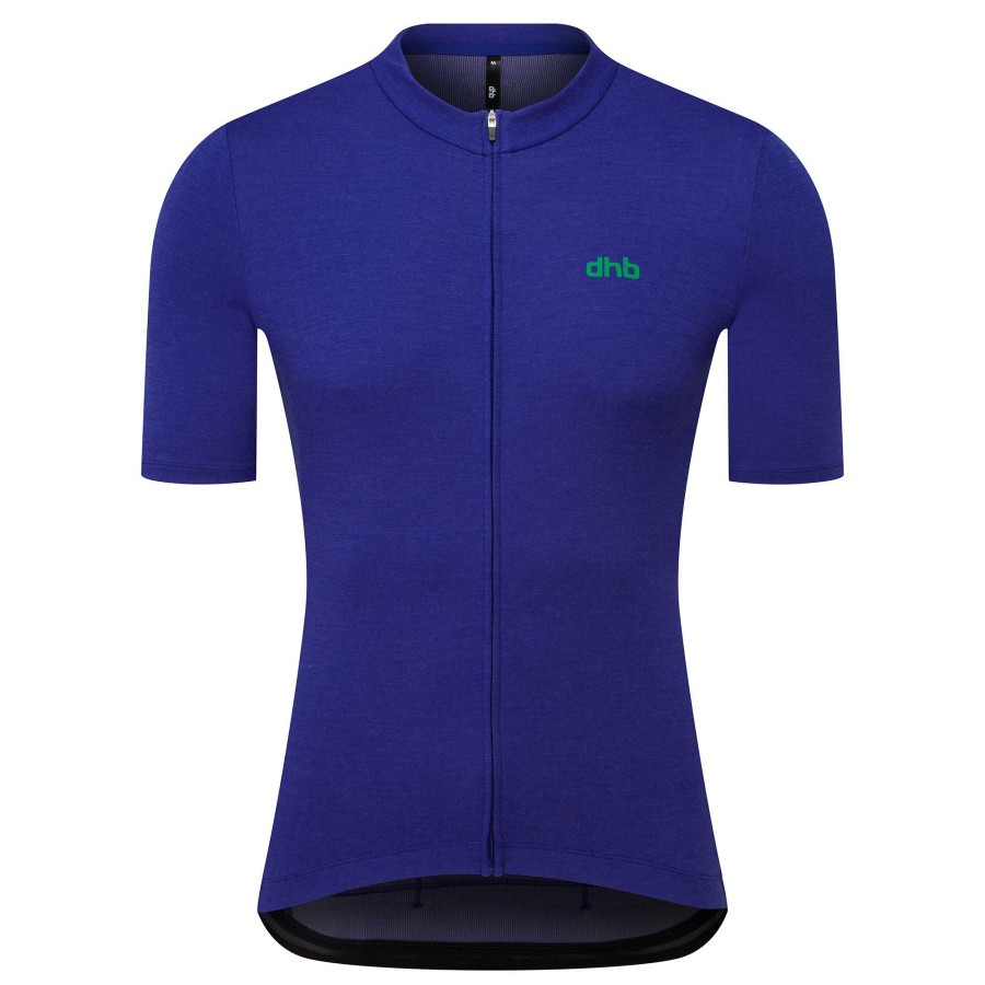 Clothing DHB Short Sleeve Jerseys | Dhb Men'S Merino Short Sleeve Jersey 2.0 Bluing