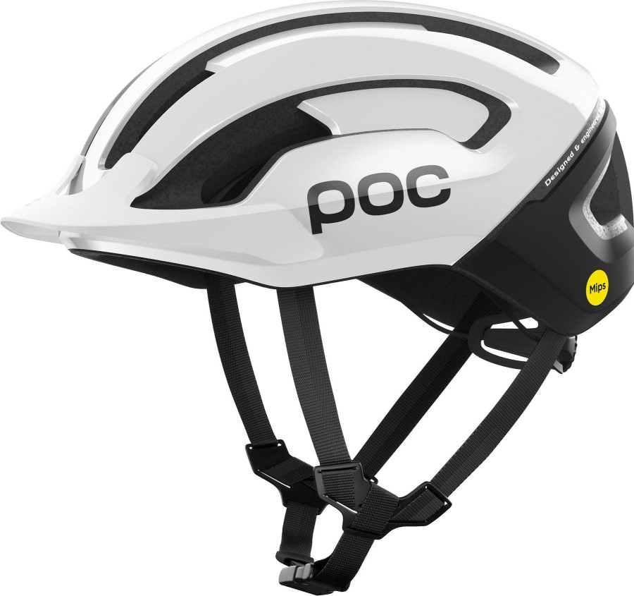 Helmets & Protection POC Road Bike Helmets | Poc Omne Air Resistance Mips Helmet Uranium Black