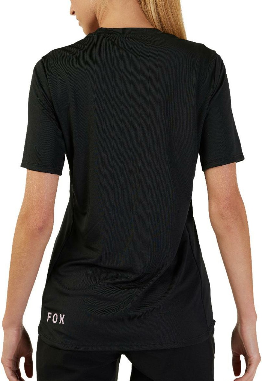 Clothing Fox Racing Short Sleeve Jerseys | Fox Racing Women'S Ranger Short Sleeve Foxhead Cycling Jersey Black