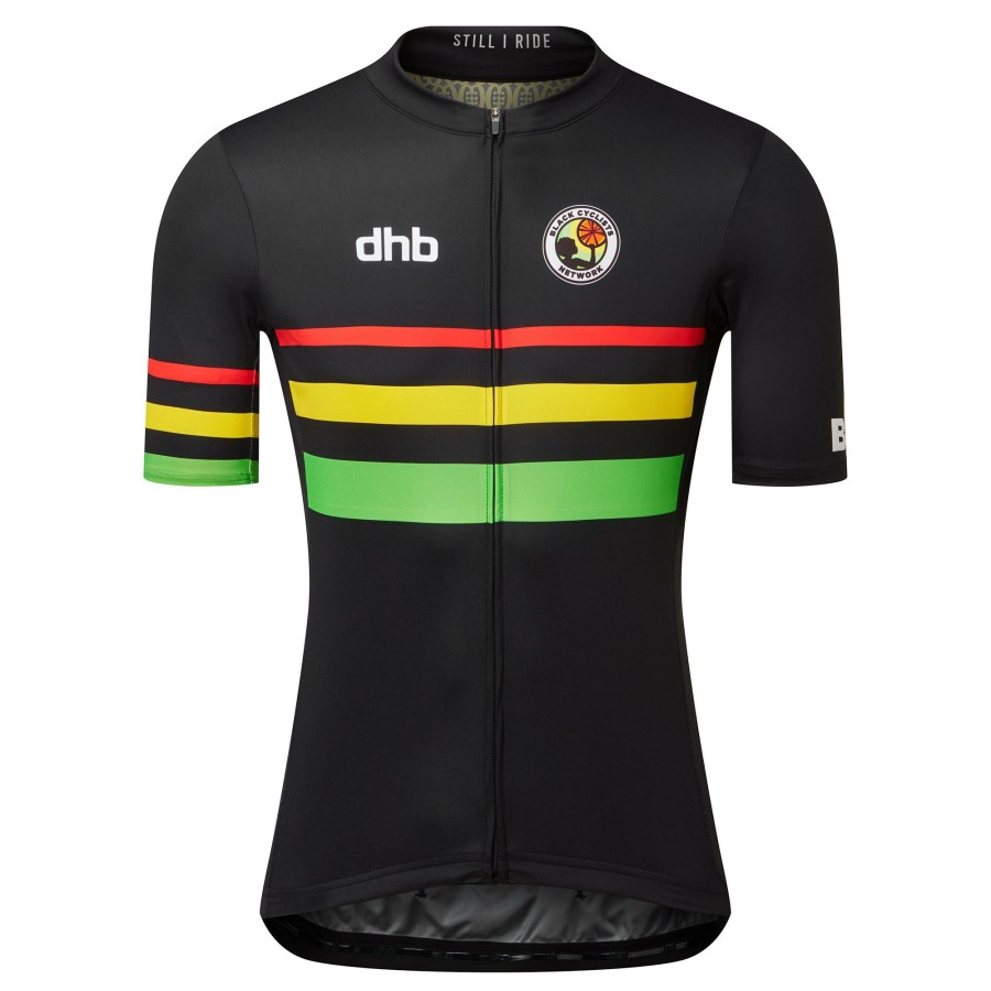 Clothing DHB Short Sleeve Jerseys | Dhb Bcn Classic Men'S Short Sleeve Jersey Black