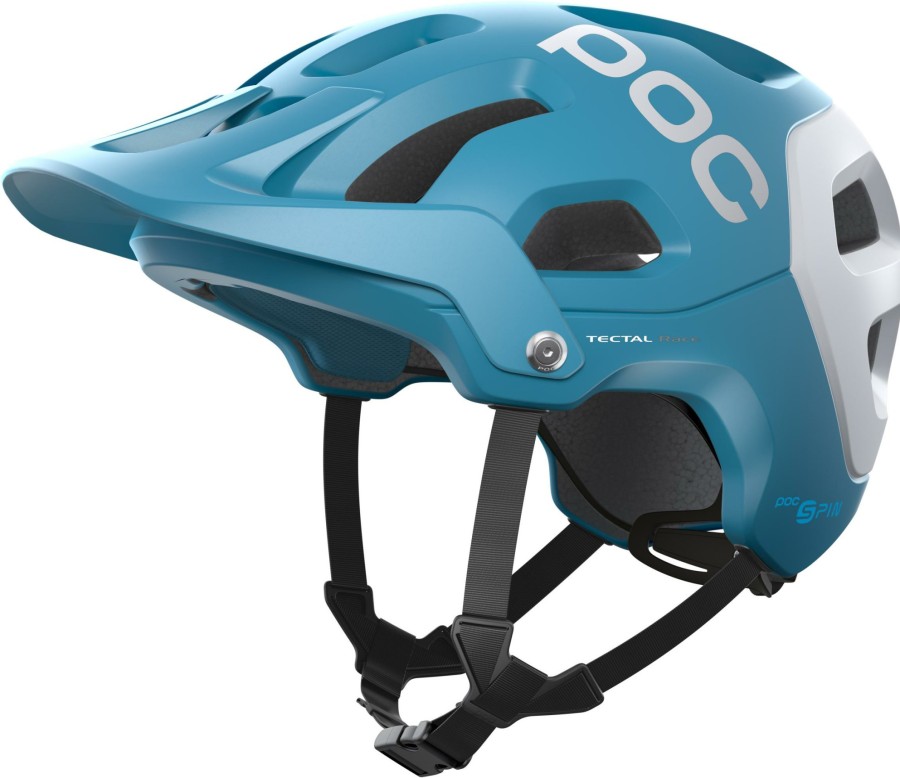 Helmets & Protection POC Mountain Bike Helmets | Poc Tectal Race Spin Helmet Uranium Black/Hydrogen White