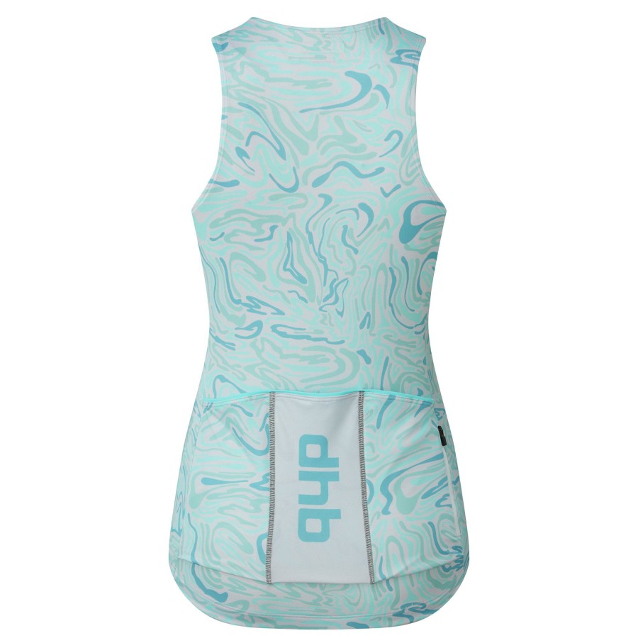 Clothing DHB Sleeveless Jerseys | Dhb Moda Womens Sleeveless Jersey (Aura) Grey Dawn