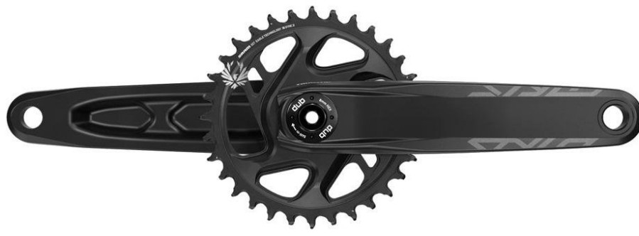 Bike Parts SRAM Chainsets & Cranksets | Sram Stylo 7K Dub Chainset Black