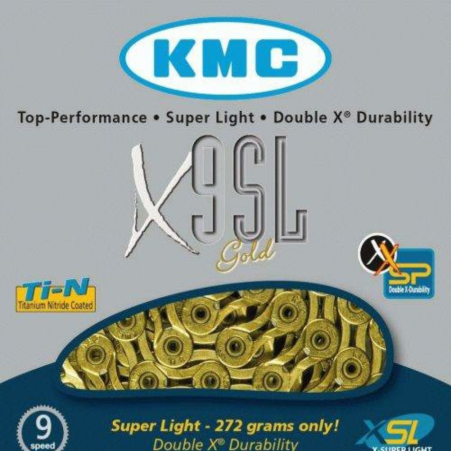 Bike Parts KMC Chains | Kmc X9Sl 9 Speed Super Light Bike Chain