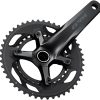 Bike Parts Shimano Chainsets & Cranksets | Shimano Grx 600 2X11 Speed Gravel Bike Chainset Black