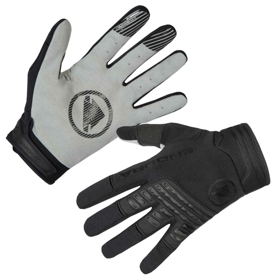 Helmets & Protection Endura Gloves | Endura Singletrack Gloves Black