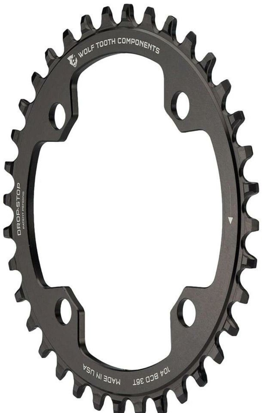 Bike Parts Wolf Tooth Chainrings | Wolf Tooth Shimano 12 Speed Mtb Chainring 104 Bcd Black