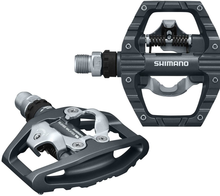 Bike Parts Shimano Clipless Pedals | Shimano Eh500 Pedals Grey