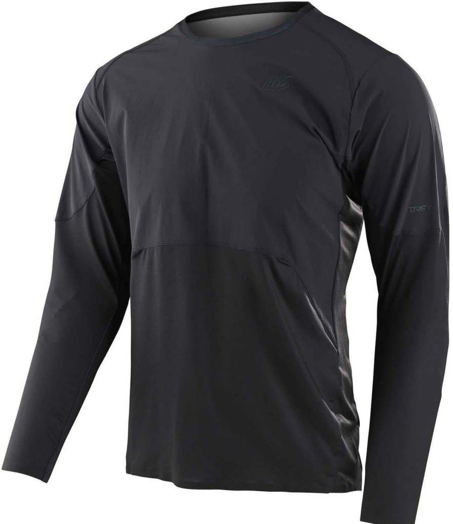 Clothing Troy Lee Designs Long Sleeve Jerseys | Troy Lee Designs Drift Cycling Jersey Carbon