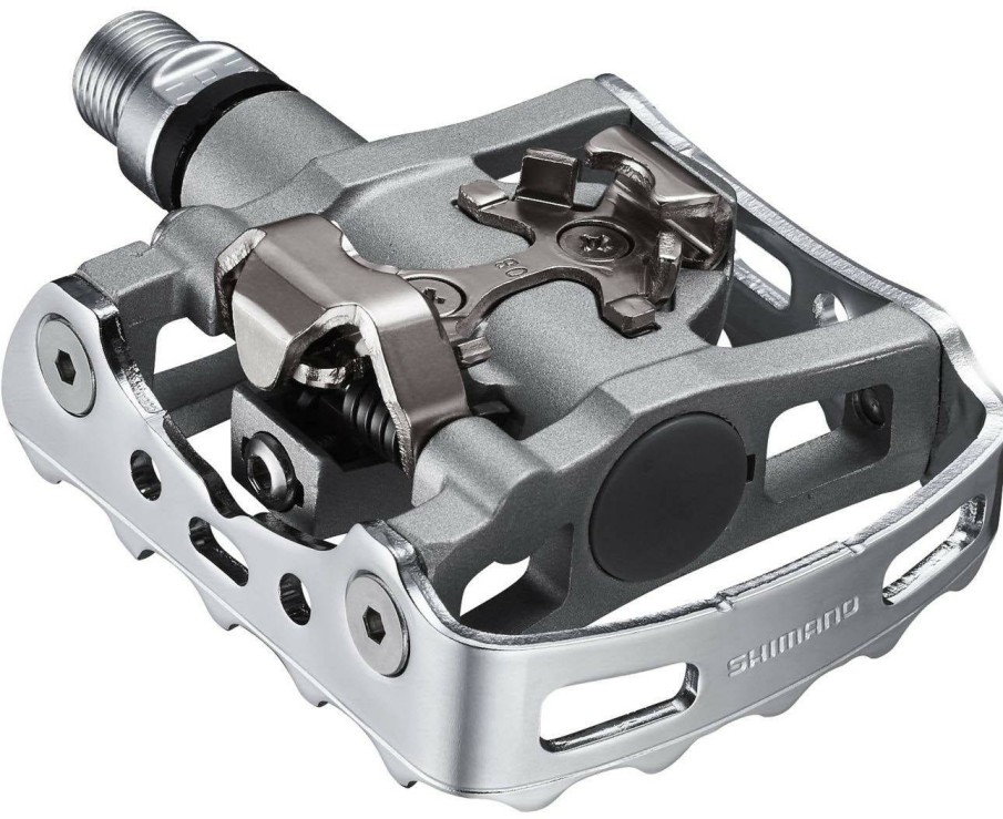 Bike Parts Shimano Clipless Pedals | Shimano M324 Combination Pedals Grey