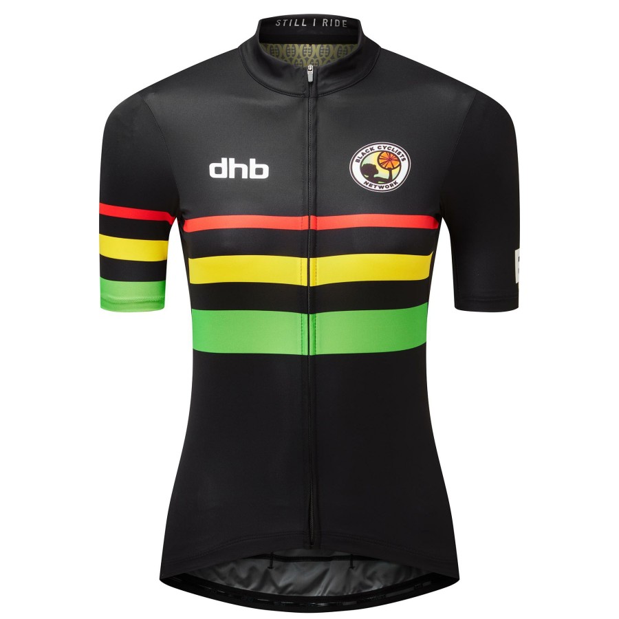 Clothing DHB Short Sleeve Jerseys | Dhb Bcn Moda Short Sleeve Jersey Black