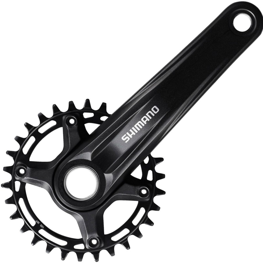 Bike Parts Shimano Chainsets & Cranksets | Shimano Mt510 12 Speed Single Mtb Chainset Black