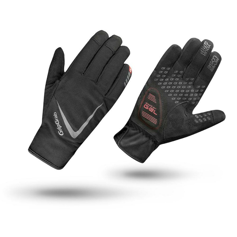 Helmets & Protection GripGrab Gloves | Gripgrab Cloudburst Waterproof Midseason Glove Black